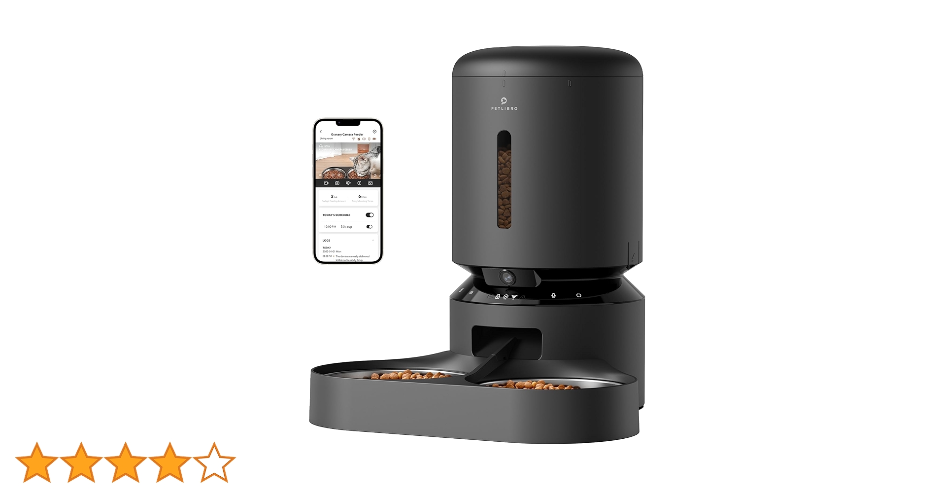 Amazon | PETLIBRO 自動給餌器 えさやり器 自動餌やり器 カメラ